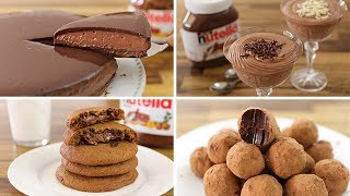 4 Easy Nutella Dessert Recipes [upl. by Piers]