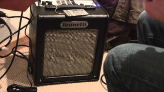 Brunetti Metropolitan 10W With EL84 Tube Amp Made in Italy Eddie Vegas [upl. by Allimac]