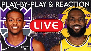 Los Angeles Lakers vs Sacramento Kings LIVE PlayByPlay amp Reaction [upl. by Siobhan]