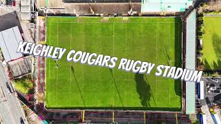 Keighley Cougars Rugby Stadium from the skies [upl. by Yznyl339]