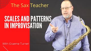 Saxophone teacher  Scales and Patterns in improvisation [upl. by Ifill]