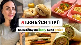 SVAČINY NA KAŽDÝ DEN DO ŠKOLY NEBO PRÁCE 🥯backtoschool [upl. by Donall]