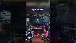 One Opening and Lynx ends the Fight🔥•Lynx Vs June shorts gaming Shadowfight4arena [upl. by Zelazny626]