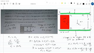 jeeadvanced 1612 Bound charge  work done to pull out the dielectric slab from capacitor [upl. by Adair]