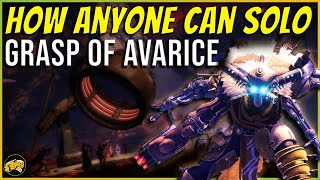 Grasp of Avarice Complete Walkthrough  Solo Flawless Tips  Dungeon Guide  Destiny 2  Basic Gear [upl. by Calica]