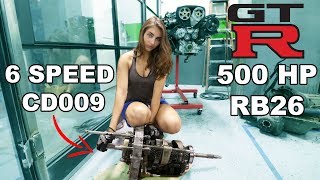 6 Speed Swapping the RB26 Build [upl. by Stokes]