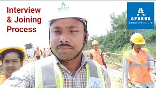 Aparna Constructions And Eastet Pvt Ltd Interview amp joining process Aparna aparnaconstructions [upl. by Lois565]