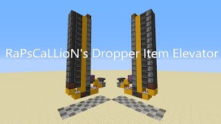 RaPsCaLLioNs Dropper Item Elevator  Minecraft Java Edition 1144 [upl. by Noreh650]