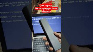 Battery plugged in not charging HP Laptop Battery not charging Battery problem kayse solve kare [upl. by Anerom926]