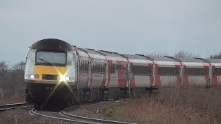 ECML Diverts at Whittlesea March Ely Waterbeach amp Cambridge North  12119 [upl. by Joyce]