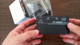 Behringer Micropower PS400 Phantom Power Supply unboxing [upl. by Lipman297]