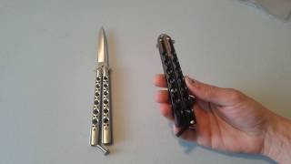 Good vs bad cheap balisongbutterfly knives [upl. by Mcwilliams932]