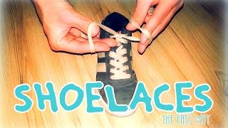 How To Tie Shoelaces  ☺Teach Children☺ [upl. by Blane265]