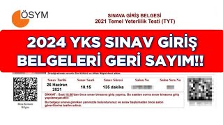 2024 YKS Sınav Giriş Belgesi GERİ SAYIM ⏳ [upl. by Niai143]