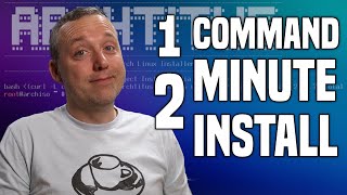 Arch Linux Install in 2 Minutes [upl. by Eerot]