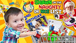 SHAWNs 2nd BIRTHDAY On Santas Naughty List The Terrible 2s R Here FUNnel Vision Birthday Vl [upl. by Laidlaw]