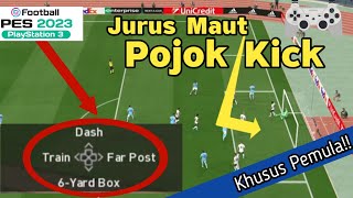 Tutor Corner kick  Untuk pemula Pes23 PS3 [upl. by Yllehs]