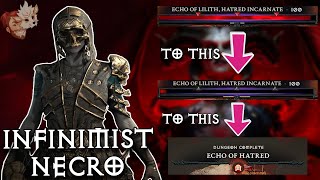 quotUber Lillith is too easyquot Infinimist Necro Destroys This Boss Now  Build Guide Season 2 [upl. by Ettenig651]