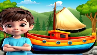 Row Row Row Your Boat  Nursery Rhymes amp Kids Songs [upl. by Aeneas]