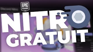 Comment obtenir DISCORD NITRO gratuitement avec Epic Games 2024 [upl. by Wilkens]