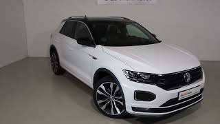 Volkswagen T ROC Sport R LINE Manual Blanco Techo Negro [upl. by Noffets]