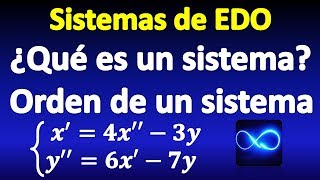 01 ¿Qué es un Sistema de Ecuaciones Diferenciales [upl. by Iaoh]