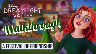 A Festival of Friendship – Gameplay – Walkthrough – Disney Dreamlight Valley [upl. by Hayarahs]