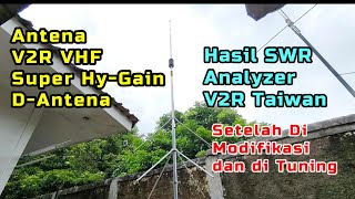 Kualitas Antena V2R Vhf Taiwan DAntenna [upl. by Liagaba254]