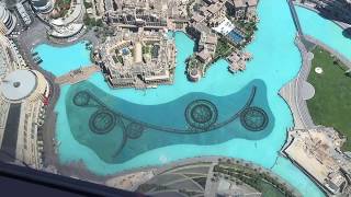 BURJ KHALIFA 124th floor view  Dubai Underwater Zoo  EXPLORING [upl. by Ydrah]