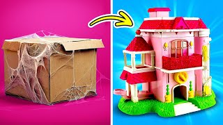 LIVE Transformez votre espace  Comment bricoler un château de poupée rose 🏰💖💖 [upl. by Bledsoe]