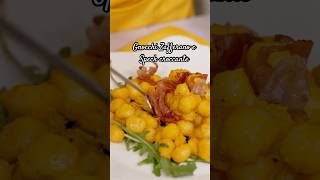 Gnocchi zafferano e speck croccante altacucina ZafferanoLeprotto ricette ricetteveloci [upl. by Casie]