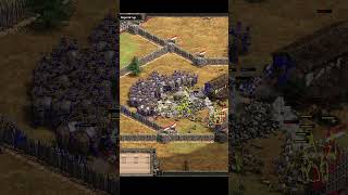 Khmer Ballista vs Teutons Knights Headon AoE2 DE ageofempires2rankeds [upl. by Nosecyrb]