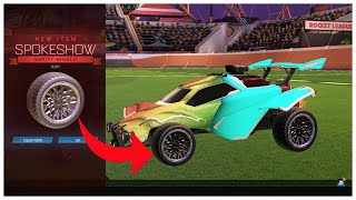 All The NEW SPOKESHOW Import Wheel Painted Variants In Rocket League [upl. by Alym]