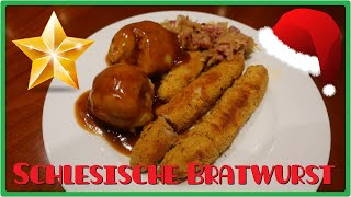 BESTES Weihnachtsgericht Panierte Schlesische Bratwurst 27K [upl. by Anaderol]