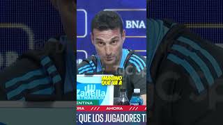 Scaloni hablo del caso de Spreen con Riestra [upl. by Terrie]