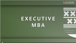 Executive MBA  Nyenrode Business Universiteit [upl. by Kwei585]