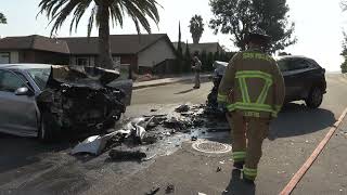 Rancho San Diego HeadOn Collision 09082024 [upl. by Bonacci629]