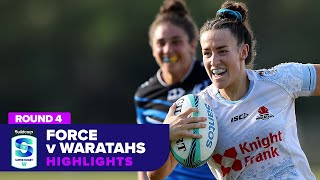 Western Force v NSW Waratahs Highlights  Round 4  Super Rugby Womens 2024 [upl. by Cthrine]