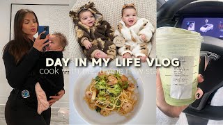 DAY IN MY LIFE AS A MOMMY♡ Cook with me Trying a new Starbucks Drink New Nails and More [upl. by Dazraf]