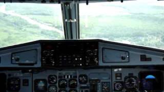 Landing in Guadeloupe  Cockpit [upl. by Havot619]