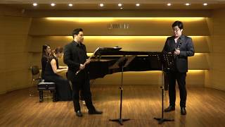 Danzi Sinfonia Concertante in Bb major Op41 for for Flute Clarinet and Piano [upl. by Enyad]