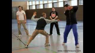 Maestro Roberto Laura  Italian Knife and Stick Fighting at the SC Amorbach Germany [upl. by Kinelski]