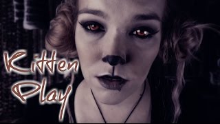 ☆★ASMR★☆ Kitten Play meowing purring sniffling nuzzles amp scratchies [upl. by Norek]