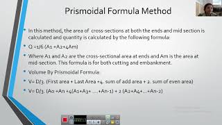 Estimating Costing earthwork computation by Prismoidal Formula and Trapezoidal formula [upl. by Atineb]