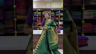 Kanchivaram Silk Cotton Sarees  Navaratri Saree Fest 🌟 [upl. by Ayotahc]