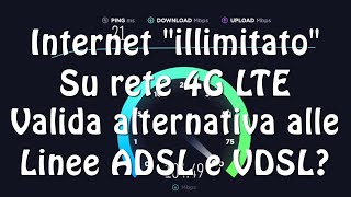 Internet illimitato su rete 4G Valida alternativa alle costose linee fisse [upl. by Eninnej]