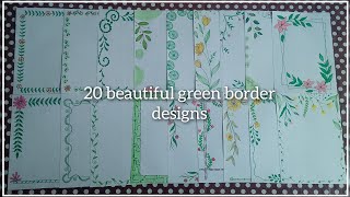 20 BEAUTIFUL BORDER DESIGNSPROJECT WORK DESIGNSA4 SHEETFILEFRONT PAGE DESIGN FOR SCHOOL PROJECTS [upl. by Jose]