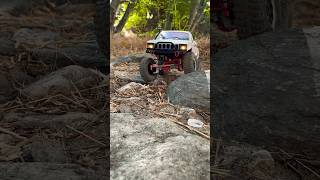 Wpl c241 rc Toyota Hilux 116 scale crawler rock crawling [upl. by Assilym]