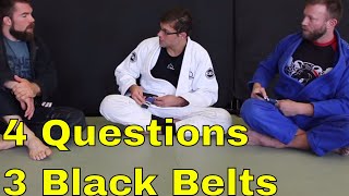 Blue Bars on Their BJJ Black Belts Black Belt QampA [upl. by Anyek936]