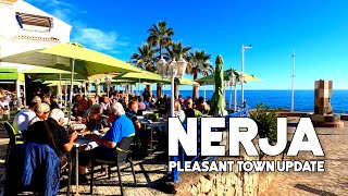 Nerja Spain Pleasant Town Update November 2022 Costa del Sol  Axarquía  Málaga 4K [upl. by Sivar]